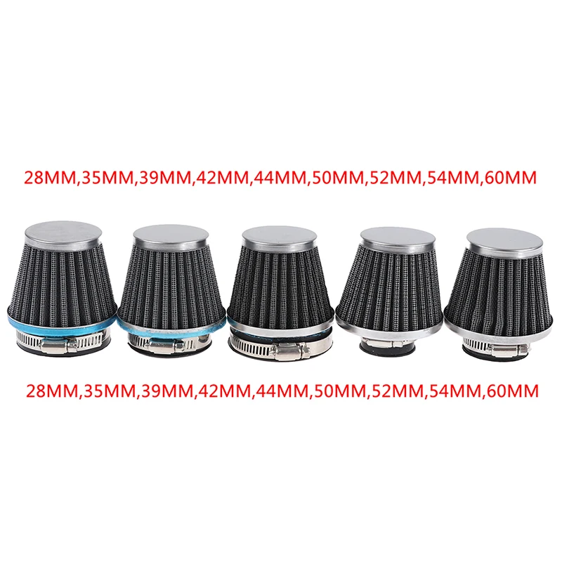 1 PC Universal Motorcycle Air Filter element Auto Mushroom Head Pod Cleaner Double Foam Filter 28/35/39/42/44/48/50/52/54/60mm