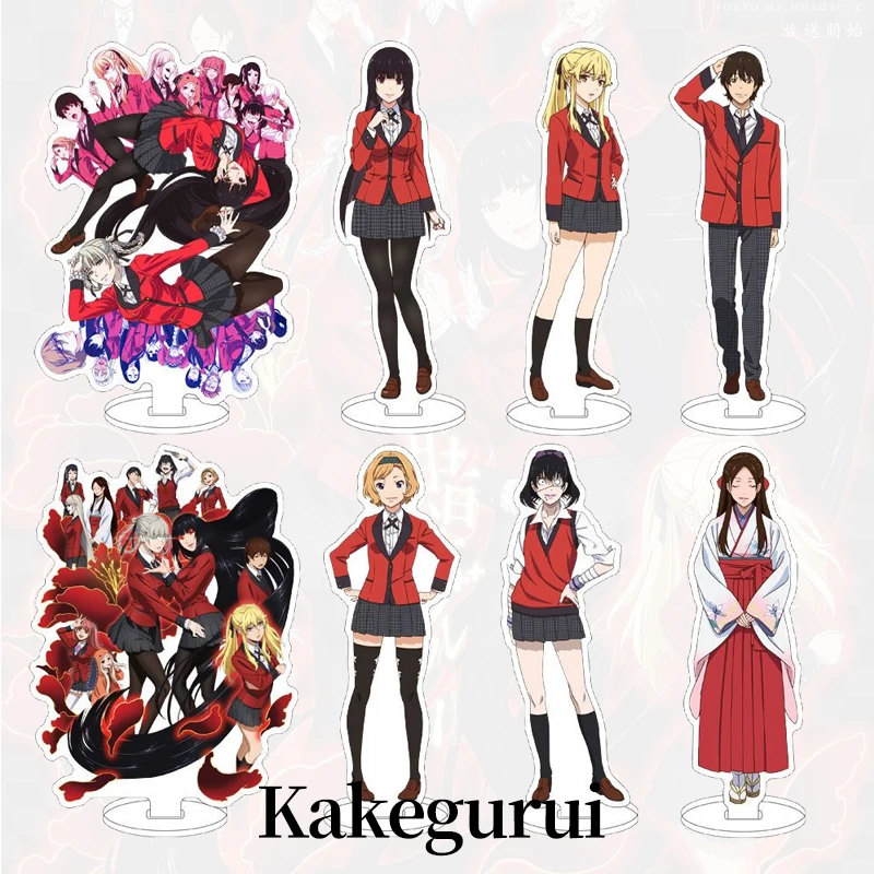 

Kakegurui стоячий знак мультяшная фигурка акриловая Jabami Yumeko Ryōta Suzui украшения украшают мультяшную фигурку настольный подарок
