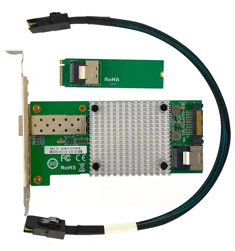 Ethernet 82599-SFP+ M2 m.2 to 10G 10G 10G Ethernet card 10G to desktop Ethernet card Intel Intel82599 chip