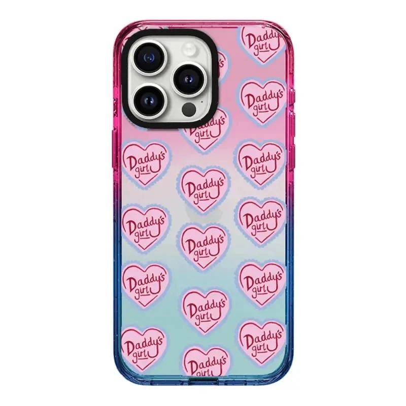 

Colorful Hearts 2.0 Acrylic Colorful Border iPhone 11 12 13 14 15 Pro Max Protective Mobile Phone Case Cover Shell