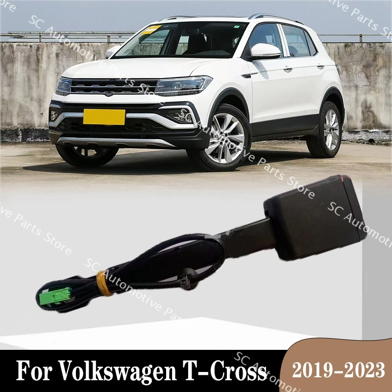 

1 шт. для Volkswagen T-Cross 2019-2023 2GP 857 755, заглушка ремня безопасности, пряжка ремня безопасности, замок автомобильного ремня безопасности, фиксирующий замок, фиксатор