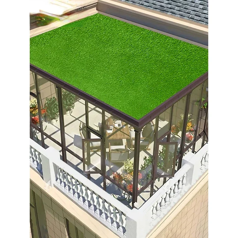 

Simulated lawn, roof, sunlight, roof, thermal insulation, roof, sunshade, and sunscreen net, artificial plastic, fake grass