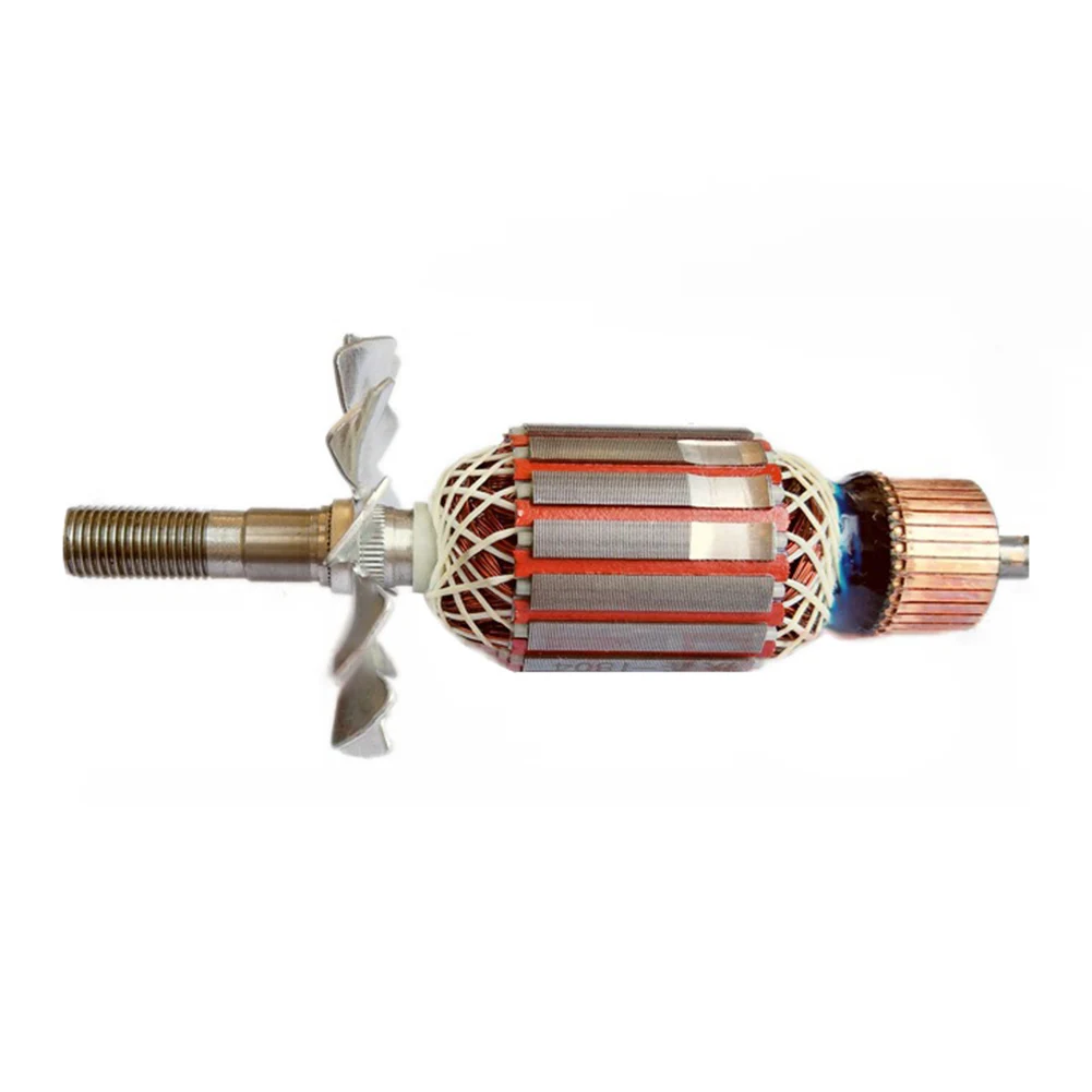 1/2pcs Metal Armature Rotor 255 Aluminum Sawing Machine Rotor Aluminum Cutting Machine Replacement Spare Parts Power Tool Parts
