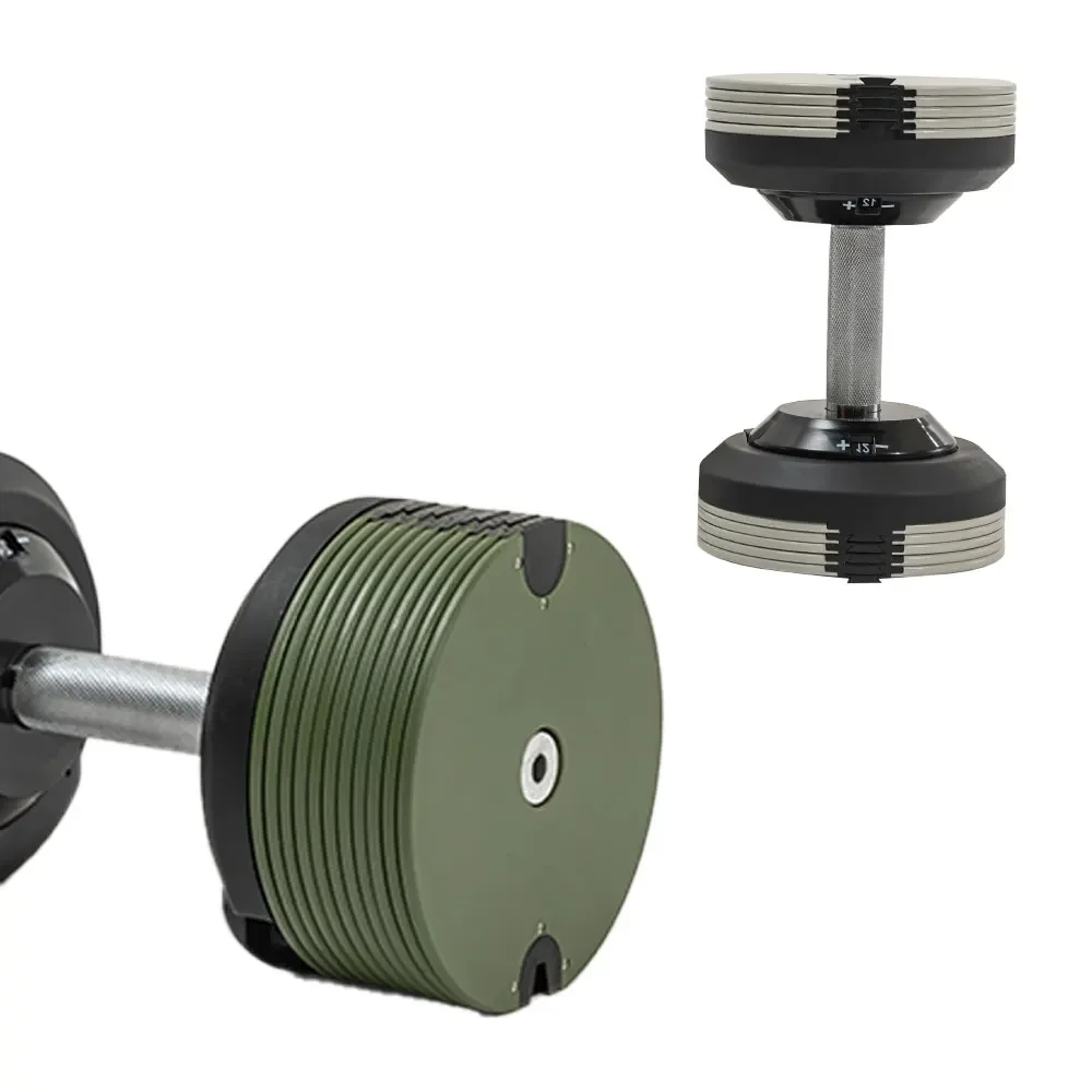 

Adjustable Black Steel Dumbbells for Home Fitness Custom Colored Cross-Border Gym Accessories Eco-Friendly Home Use Dumbbells