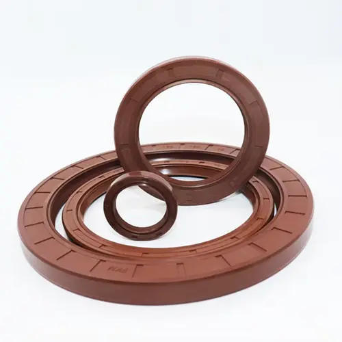 Imagen 2 del producto 1 unidad de sello de aceite de esqueleto FKM ID36/37/38/39/40/41/42mm OD47-90mm THK4-18mm TC cubierta de anillo de junta de goma fluorada doble labio con resorte