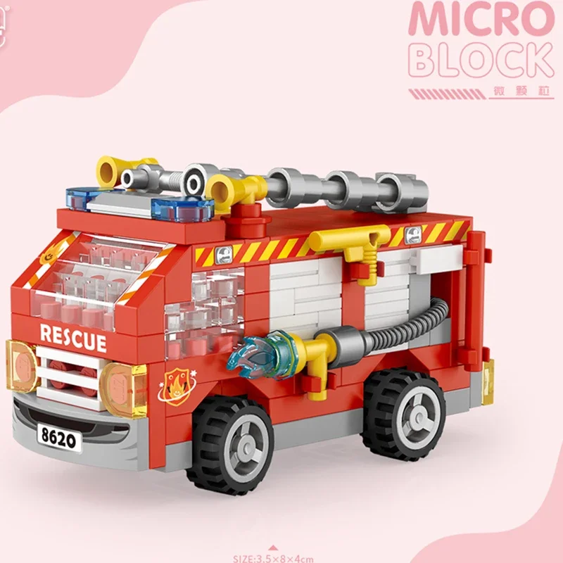 MOC City-bloques de construcción de automóviles súper deportivos, motocicletas, vehículos todoterreno, corredores, camiones de bomberos de policía, kits de ladrillos famosos para niños