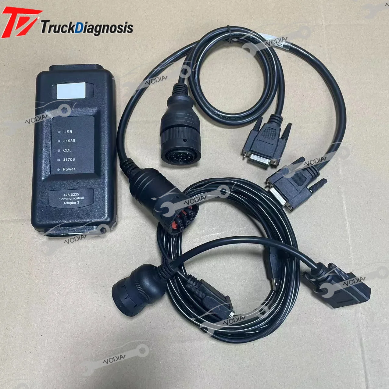 

V2023 ET Communication Adapter ET3 ET4 Diagnostics Testing Scanner Tool Replace ET3 Truck Excavator Diagnostic