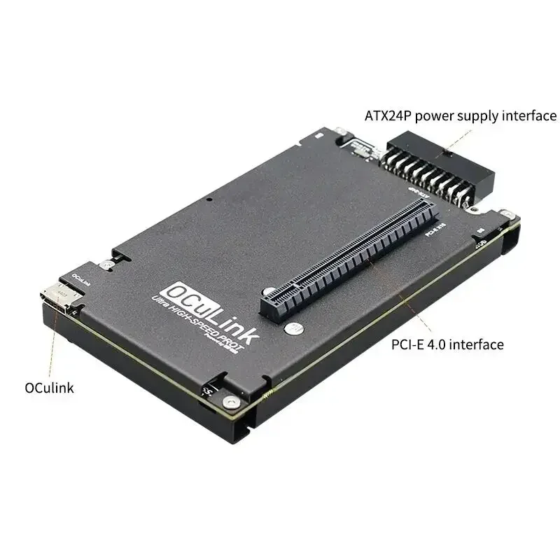 Imagem -03 - Oculink Gpu Dock com Chip Redriver Pcie 4.0 x4 m2 Nvme M.2 para Adaptador Oculink para Laptop Mini pc para Placa Gráfica Externa Ocup4v2