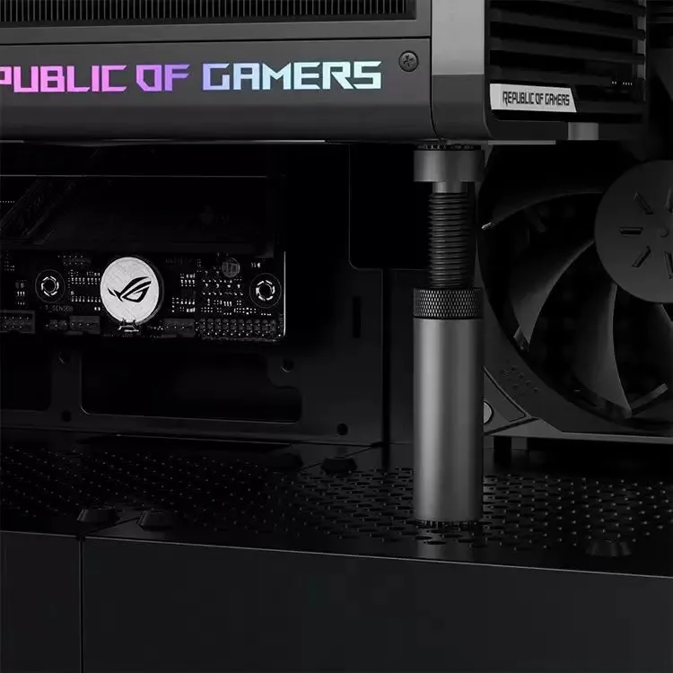 

Graphics card holder RTX4090 graphics card jack alloy 3070t graphics card anti bending mini bracket magnetic base