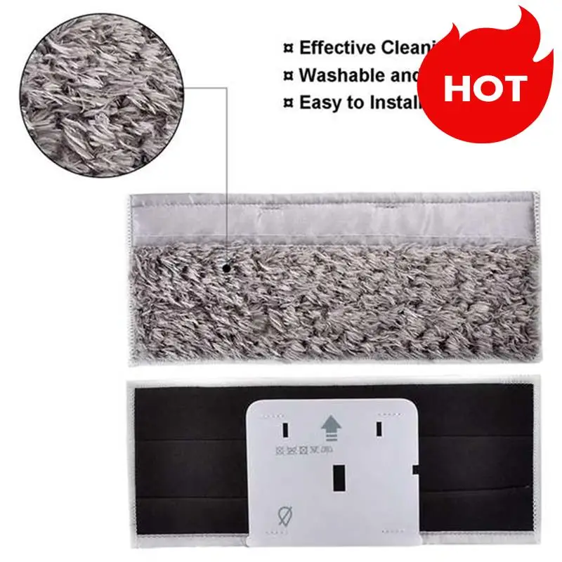A01V-10PCS Mop Wet Anddry Cloth Kit Forirobot ROOMBA BRAAVA JET M6 Vacuum Cleaner Spare Parts