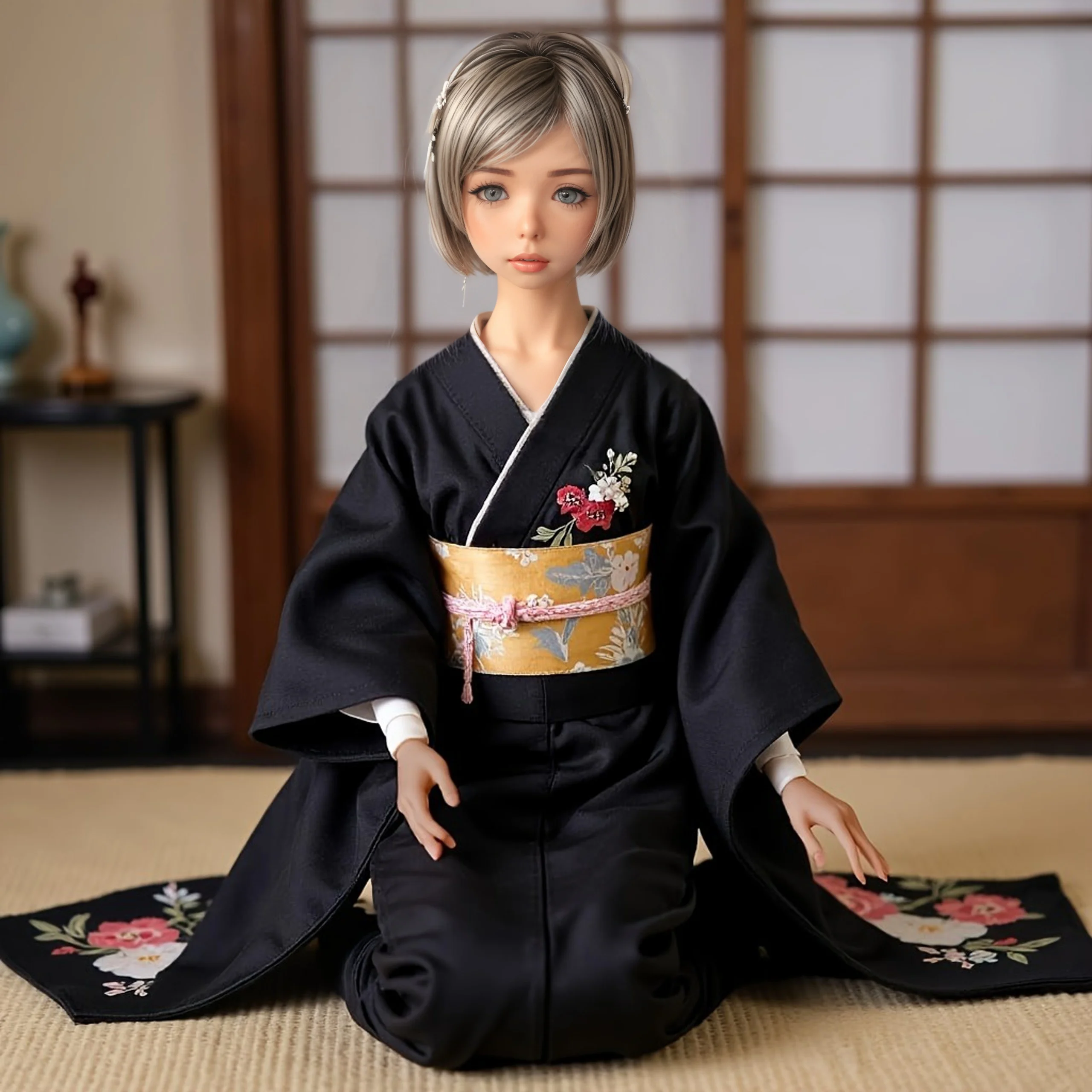 Anime Cosplay 68cm Small Realistic Silicone Mini Doll Soft Anime Action Figure Doll Soft Real Skin Touch Feeling