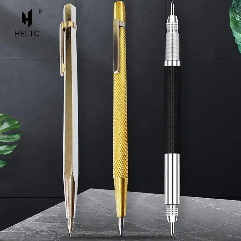 1pc Diamond Metal Marker Engraving Pen Tungsten Carbide Nib Stylus Pen For Glass Ceramic Metal Wood Carving Scribing Hand Tools