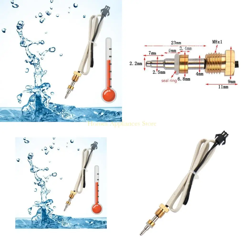 D0AB NTC 10K 서미스터 온도 센서 스레드 프로브 케이블 시간 시간 상수 ≤7S