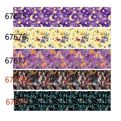 10Yards Disney Halloween Grosgrain Ribbon 38mm for Holiday Party Decoration DIY Accessories