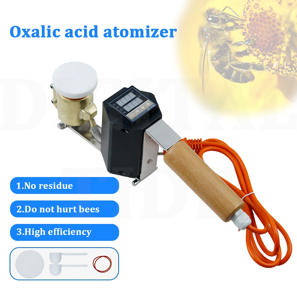 220V EU Plug Oxalic Acid Vaporizer for Bees Oxalic Acid Atomizing Beekeeping Equipment Vaporizer MITE Treatment for Beehive