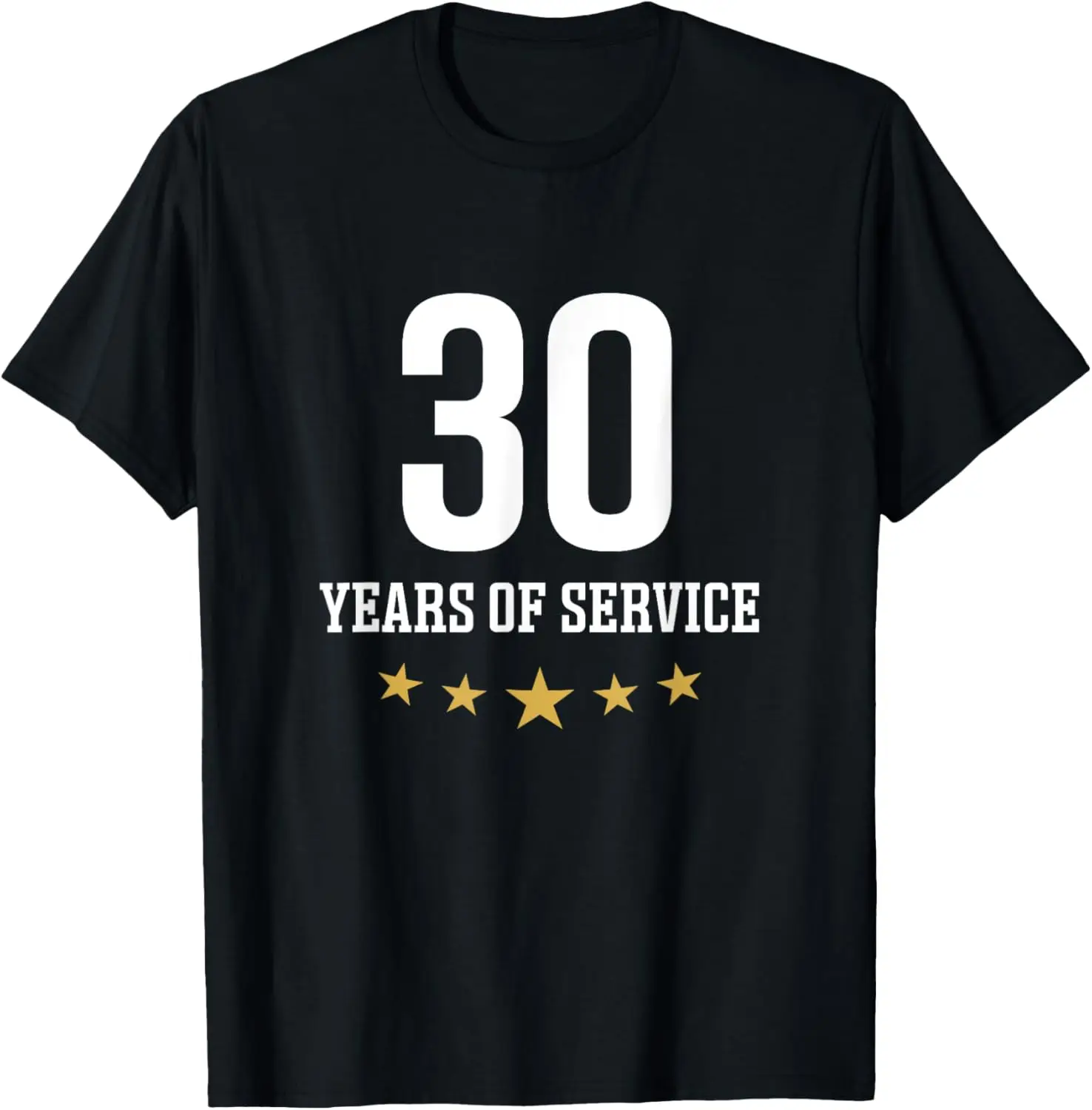 30 Years of Service Funny 30th Work Anniversary Jubilee T-Shirt