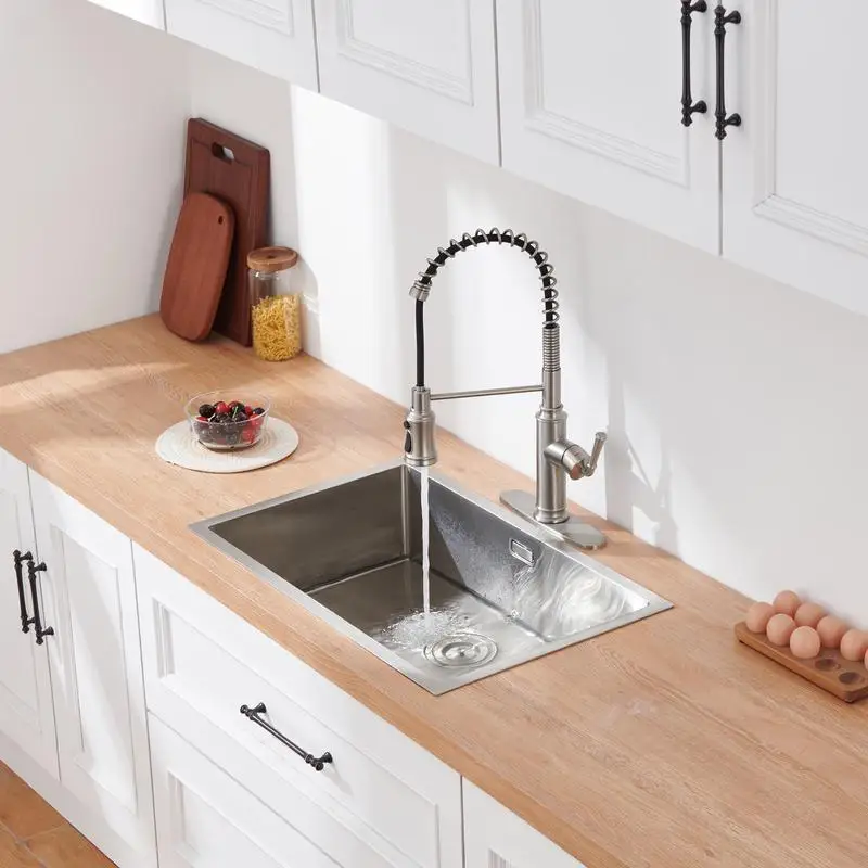 Modern Touchless Infrared Kitchen Faucet: Sleek Stainless Steel Design for Water-Saving and Hygienic Cooking Solutions
