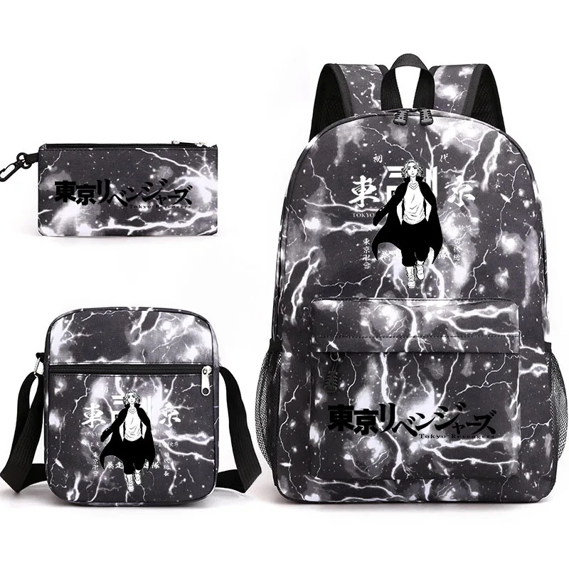 TakRevengers-Sac de voyage en plein air pour enfants, sac de loisirs, sac d'école pour jeunes étudiants, sac à dos imprimé anime, garçons et filles