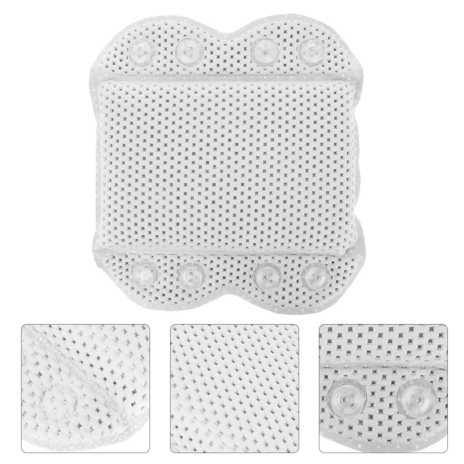 

Household Bathtub Pillow PVC Sponge Compact Size Easy Clean Bath Tub Pillow Head Support Hot Tub Replacement Cushion