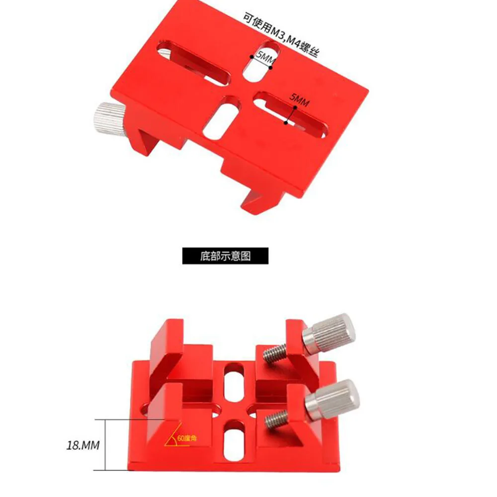 Accessori per telescopi astronomici a coda di rondine branded Slot per ascia supporto fisso Base piatta Star Finder Scope Base 1/4 filettato