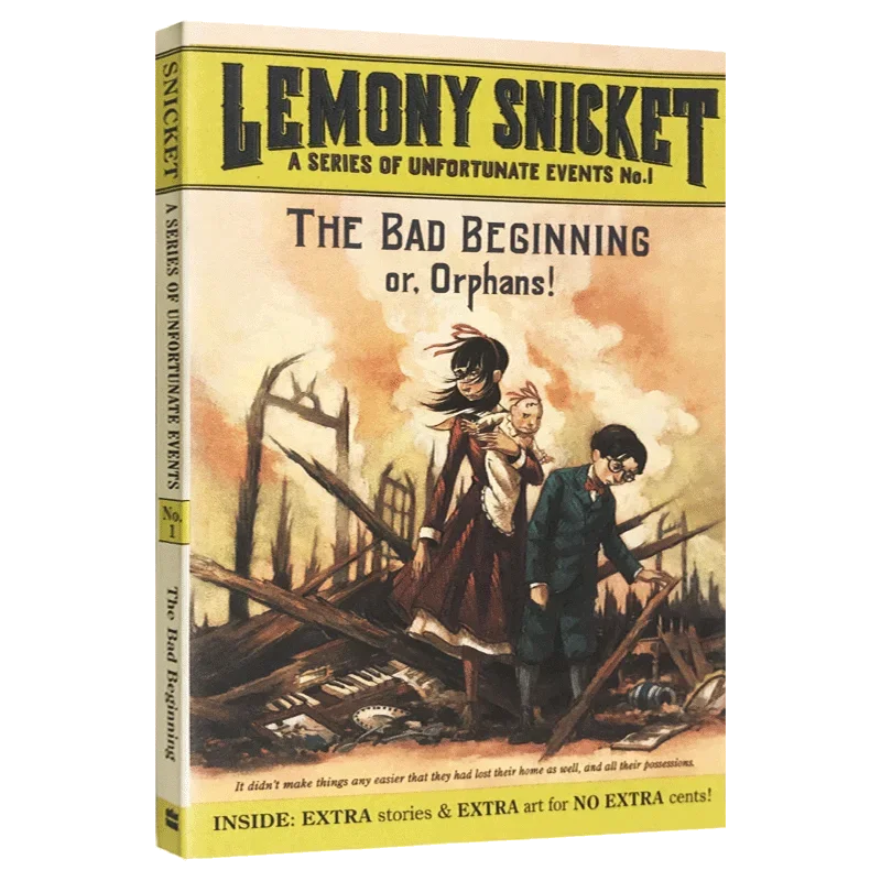 The Bad Beginning, Bestselling books in english, Film on novel based Adventure novels 9780061146305