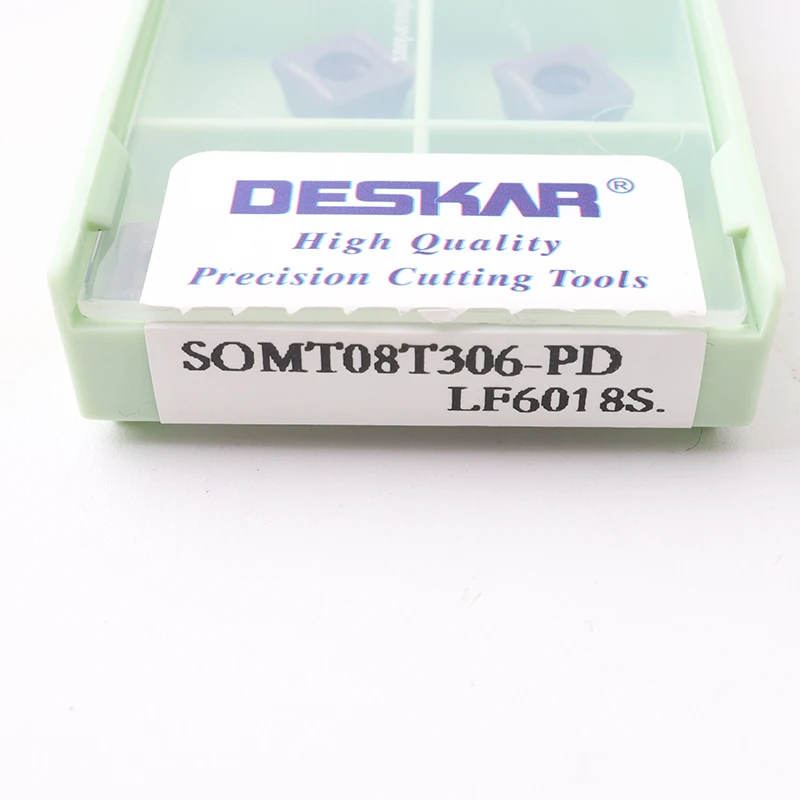 10pcs Deskar SOMT050204 SOMT060204 SOMT07T306 SOMT08T306 PD LF6018S Drilling Inserts