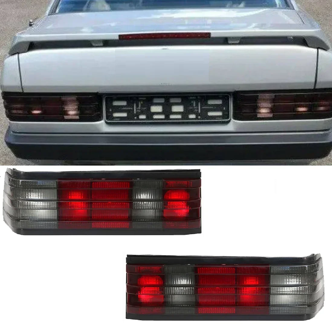 

Rear stop Tail Light Brake light Lamp for Mercedes Benz E Class 190 W201 190E 1982 1983 1984 1985 1986 1987-1993