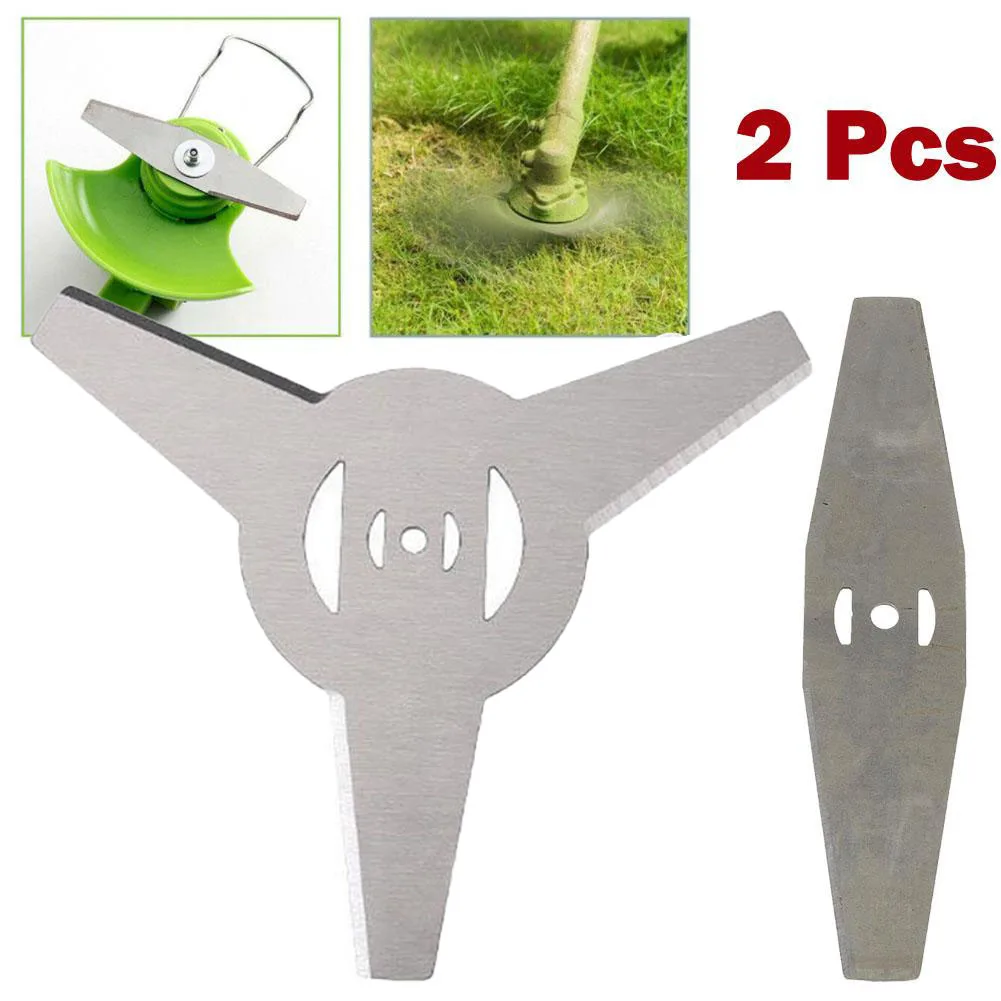 

Lawn Mower Saw Blade Agriculture Animal Husbandry Parts Replacement 2pcs 3T Accessories Flat Metal Grass String