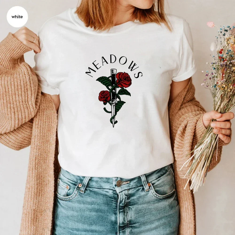 Zade Meadows tshirt Run Little Mouse Crew Neck Short Sleeve Haunting Adeline shirt Retro Dark Romance Jumper Book Lover tee