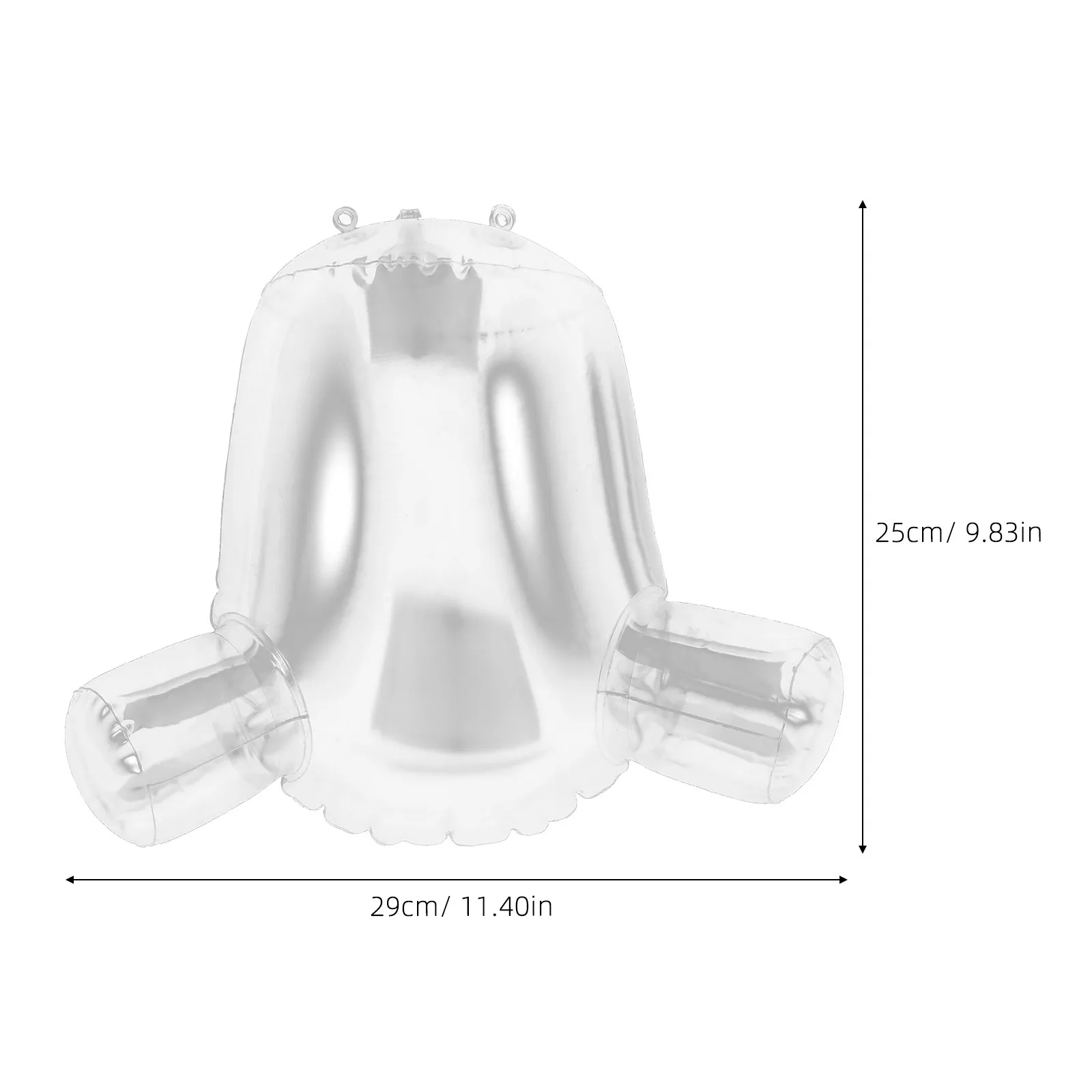 2Pcs Diaper Display Stand Inflatable Mannequin Reusable Clear Pants Holder for Retail Exhibition Diaper Showcase