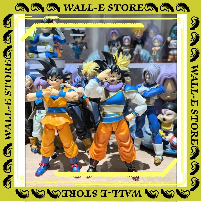 

E & C Dragon Ball Z SHF Son Goku Chibi Dam'z Instant Transmission Clothes Modified Parts Accessories Anime Action Figure Toys