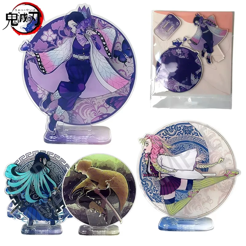 

Anime Demon Slayer Acrylic Stand Figures Kimetsu no Yaiba Miniatures Manga Figurines Garage Kits Model Toys GK Ornaments Decor