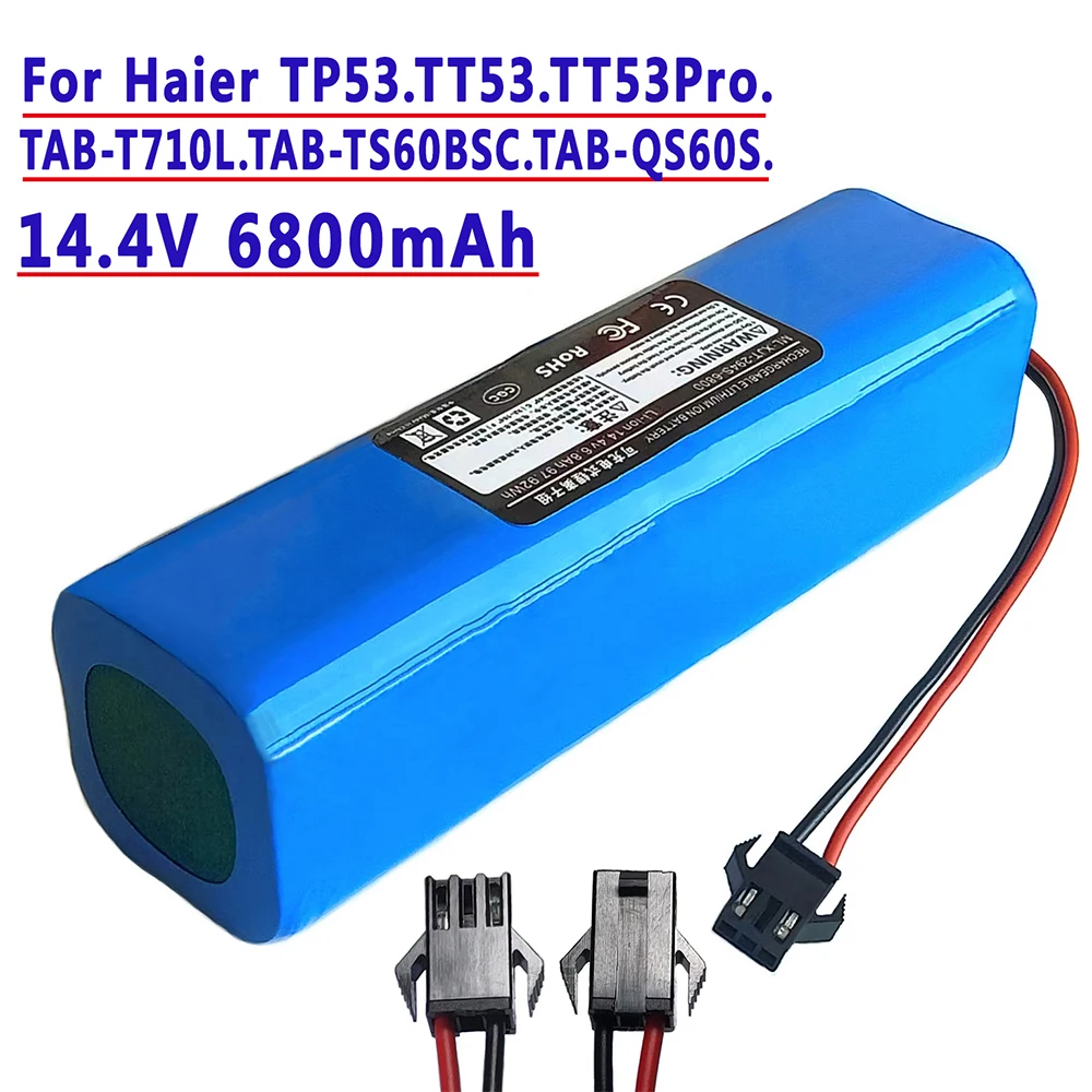 14.4V 6800mAh Acessórios Originais Bateria de Lítio PackBattery Pack para Haier TP53 TT53 TT53Pro TAB-T710L TAB-TS60BSC TAB-QS60S