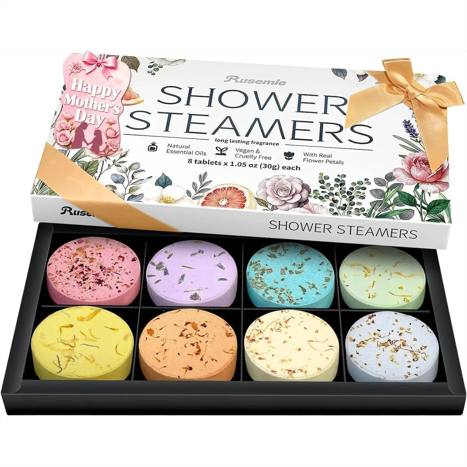 

Shower Steamers Aromatherapy Birthday Gifts for Women - 8 Pcs Mothers Day Gifts for Mom Wife Daughter Grandma, Self Care with