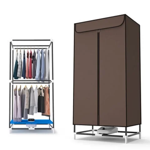 의류 건조기 전기 옷장 접이식 스테인리스 스틸 랙 대용량 가정용