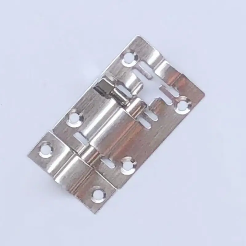 1Pcs Stainless Steel Hardware Bright Pin Door and Window Lock Buckle Wooden Door Vintage Door Pin