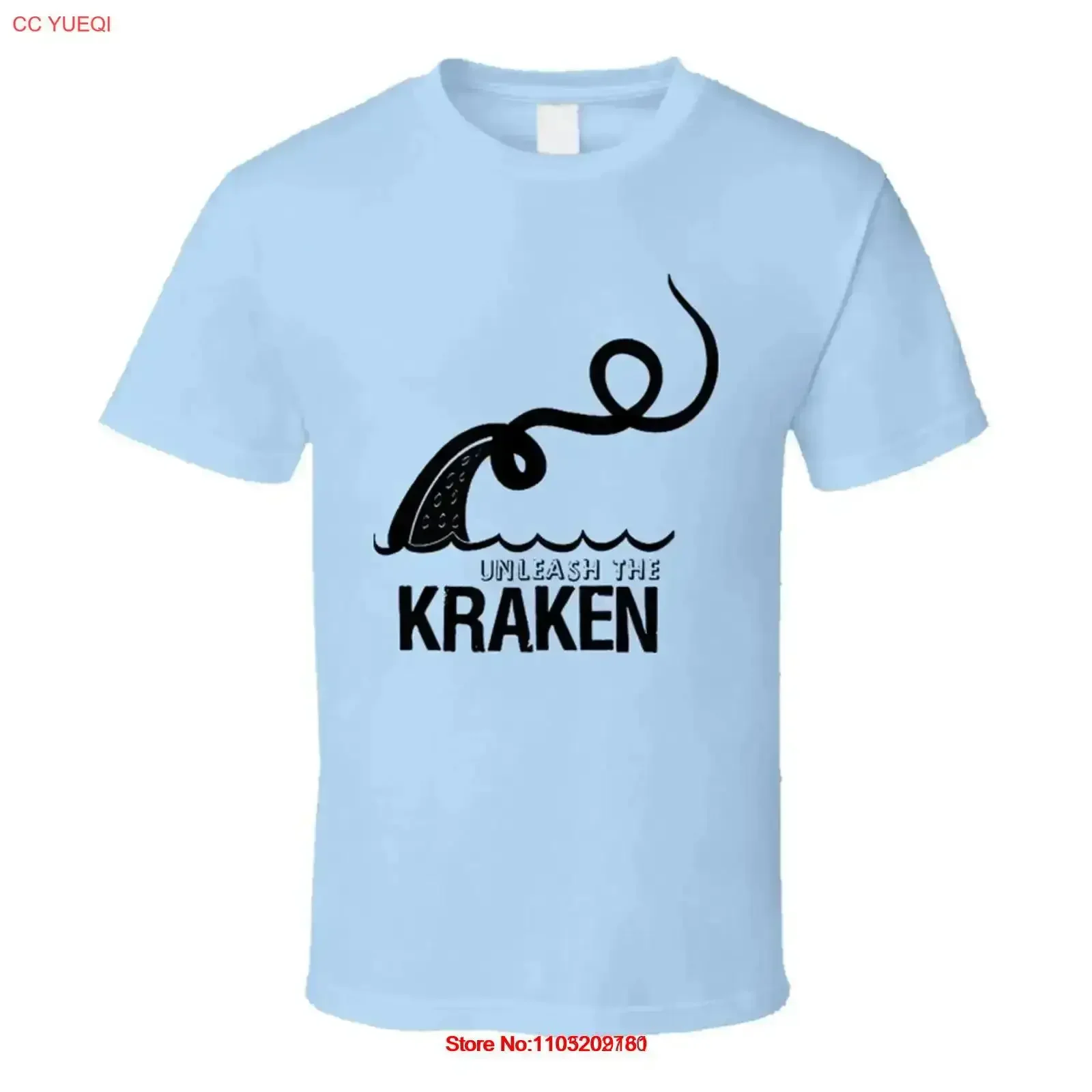 Unleash The Kraken تي شيرت عتيق مغسول أنيق قليلاً يسمح بمرور الهواء وناعم على الموضة ملابس كاجوال مصممة عتيقة #1