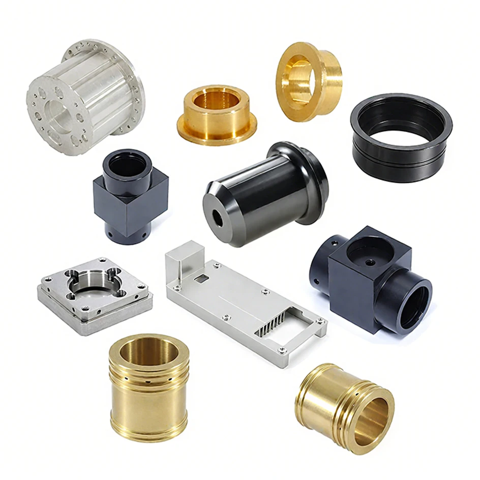 Accessori hardware per fresatura per saldatura di parti meccaniche CNC in ottone, acciaio inossidabile, alluminio OEM personalizzato moq 1pz