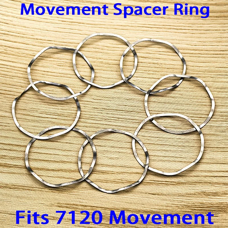 1/2/5 PCS 7120 Movement Spacer Ring Metal Fixed Ring Fits 7120 Movement Replace Parts Fixed Movement Tools