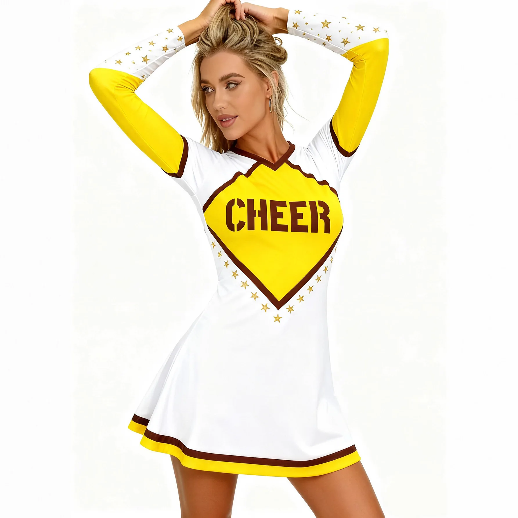 Cheerleading Games Cheerleading Come on Cheering Stage Performance Uniform Female Adult