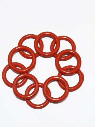 silicone O-ring set, 10 sizes, oil and heat resistant, suitable for cars and pipelines