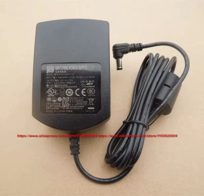 PSAA30R-120 Original Phihong fuente de alimentación de conmutación 12V 2.5A adaptador de CA PSAA30R-120 cargador 5,5*2,5mm enchufe de EE. UU./UE/Reino Unido