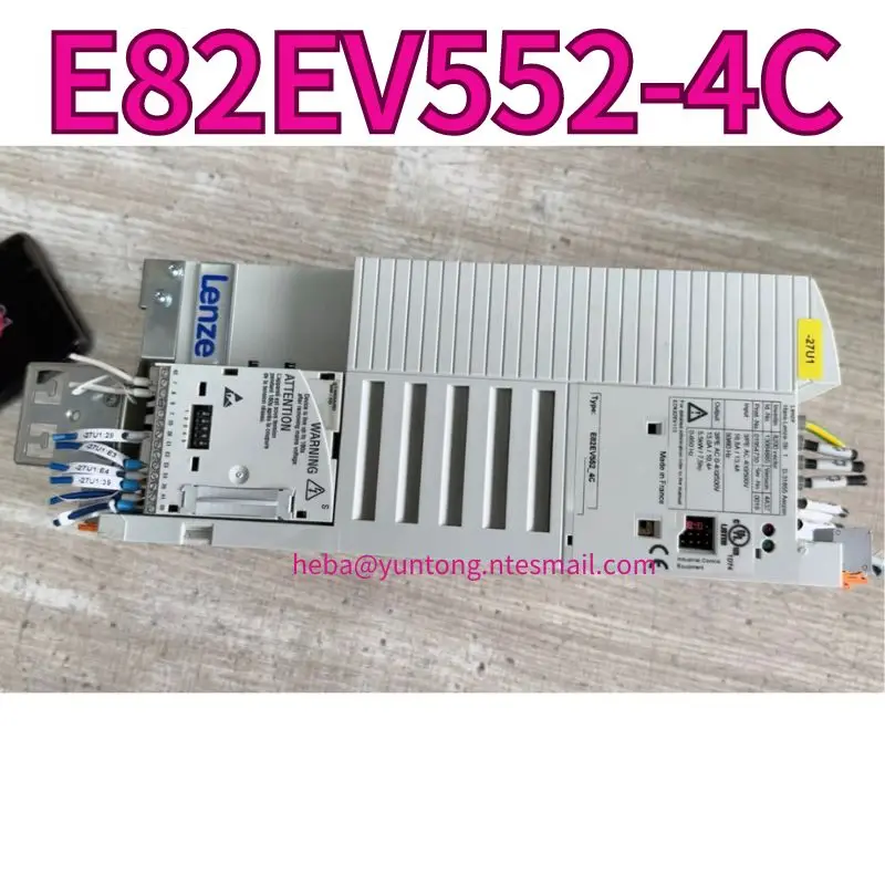 Used 5.5KW frequency converter E82EV552-4C Test OK, fast delivery