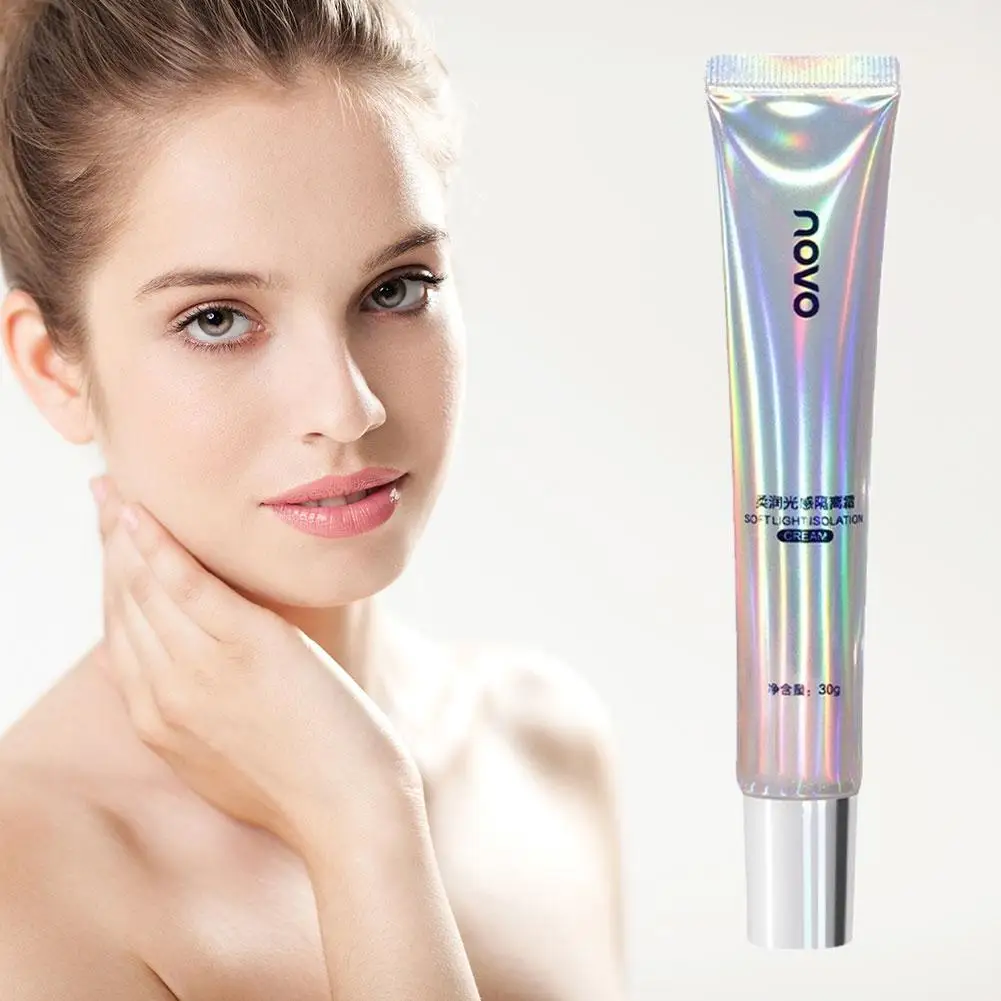 

30g Lightweight Oil Control Makeup Base Evens Out Skin Tone Invisible Pores Cover Imperfections Waterproof No Makeup Cream