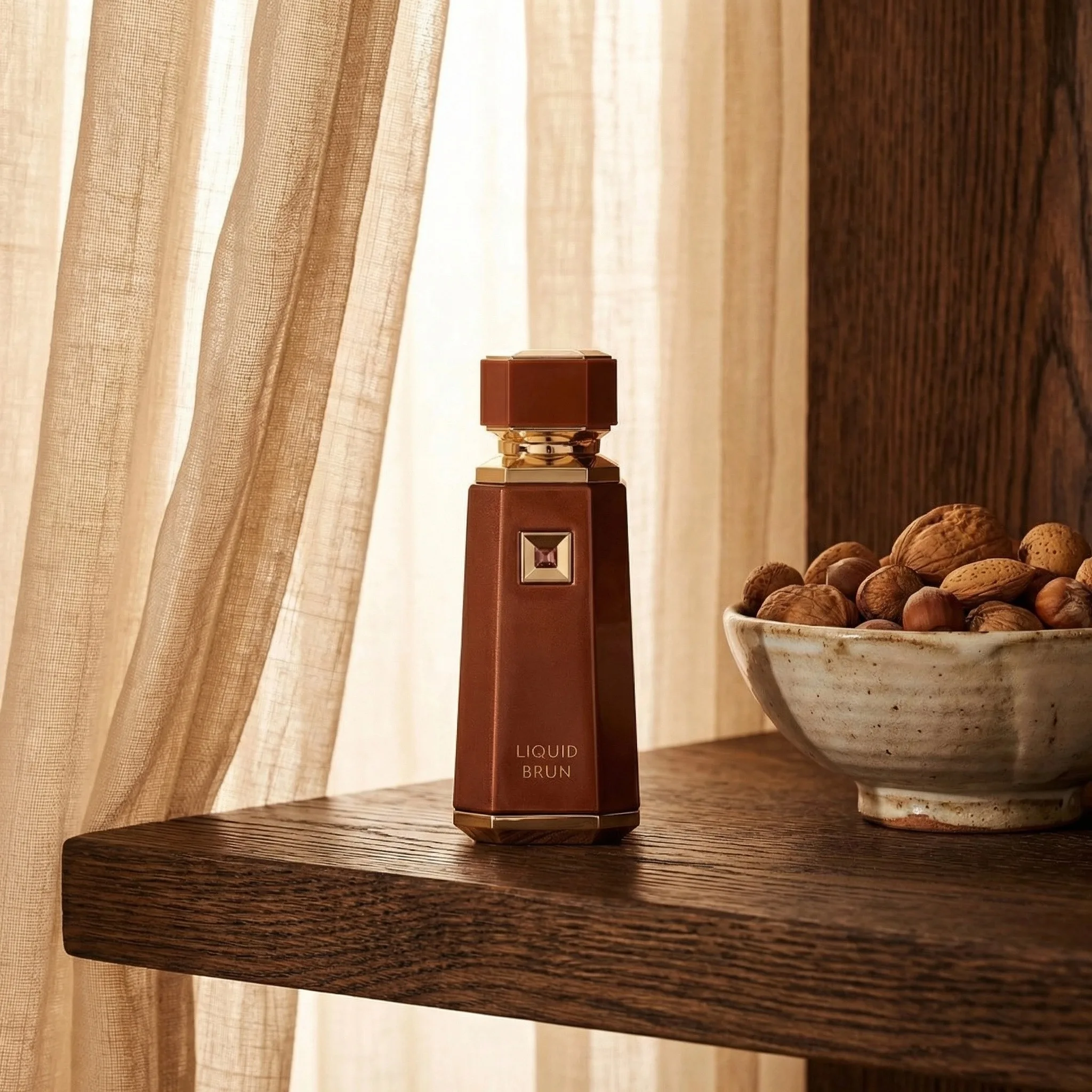 

Французский парфюм French Avenue Fragrance World Liquid Brun, стойкий одеколон EDP, 100 мл, мужской, древесно-мускусный аромат с нотами ореха, ванили и амбры