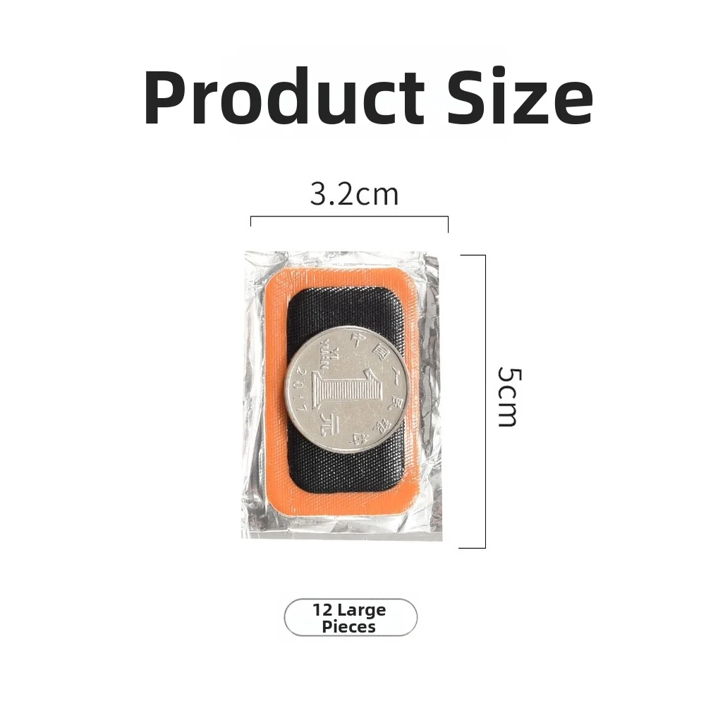 Bicycle Tire Rubber Puncture Patch Mountain Bike Tube Repair Cycle Patch Kit Inner Tube Puncture Repair Tools Cycling Accessory