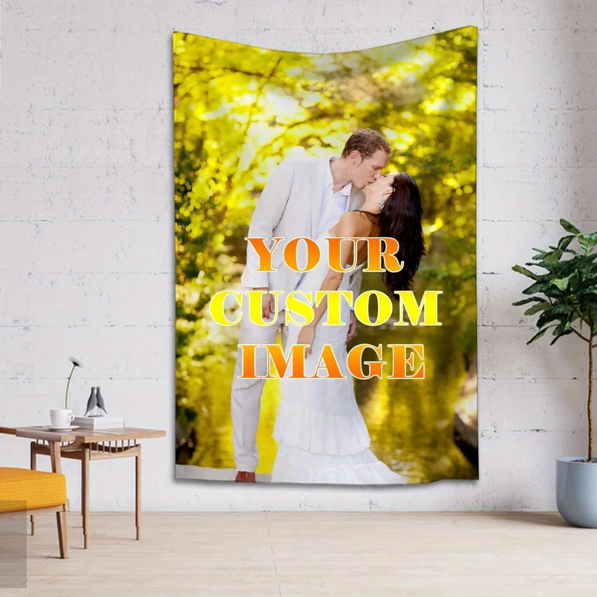 Tapiz y Póster Personalizados - Personaliza con Tus Propias Imágenes, Arte  Pared  Poliéster  Alta Calidad para Decoración l Ho