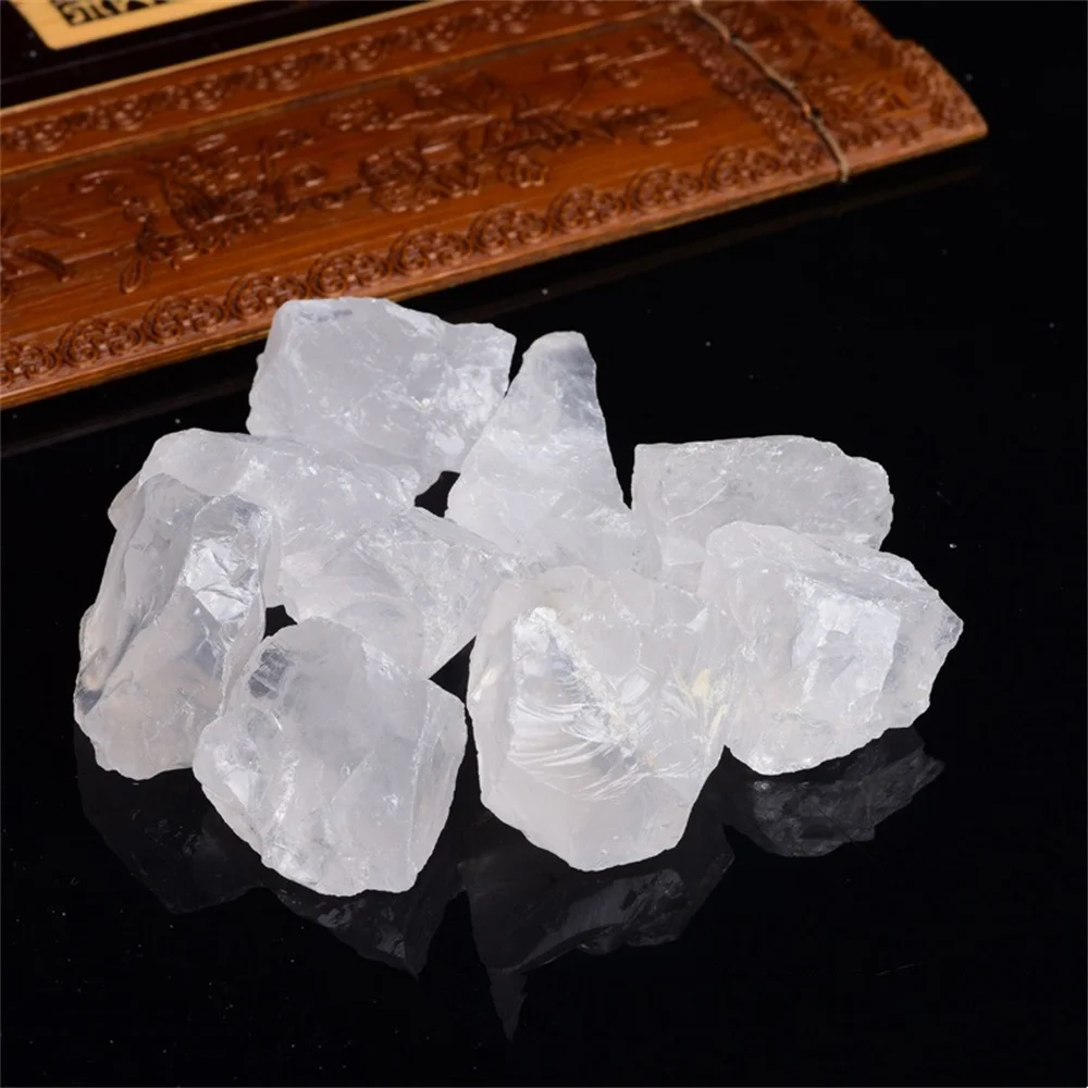 100g Natural Clear Quartz Crystal White Bulk Crystals Stones Natural Raw Stones  House Home Decoration Aquarium Ornaments