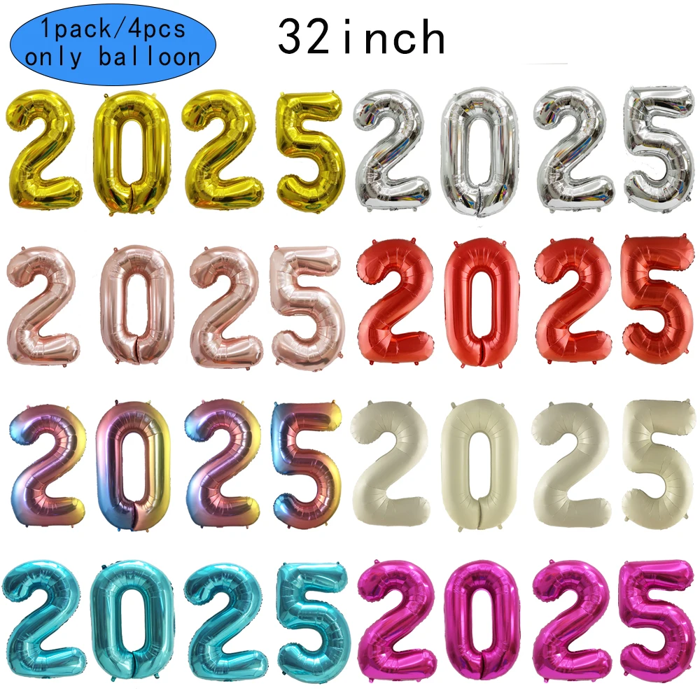 Why 4psc 32-Inch Gold/Silver/Rose Gold Aluminum Film Balloons Are the Ultimate Countdown Decor for New Year’s Eve
