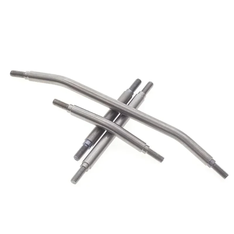 6Mm Stainless Steel Metal M4 Steering Link Rod Linkage Kit for Redcat GEN8 1/10 RC Crawler Car Upgrade Parts